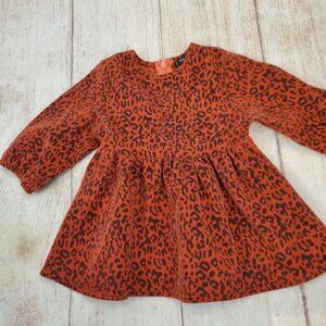Jolie Enfants animal print corduroy dress sz 12m